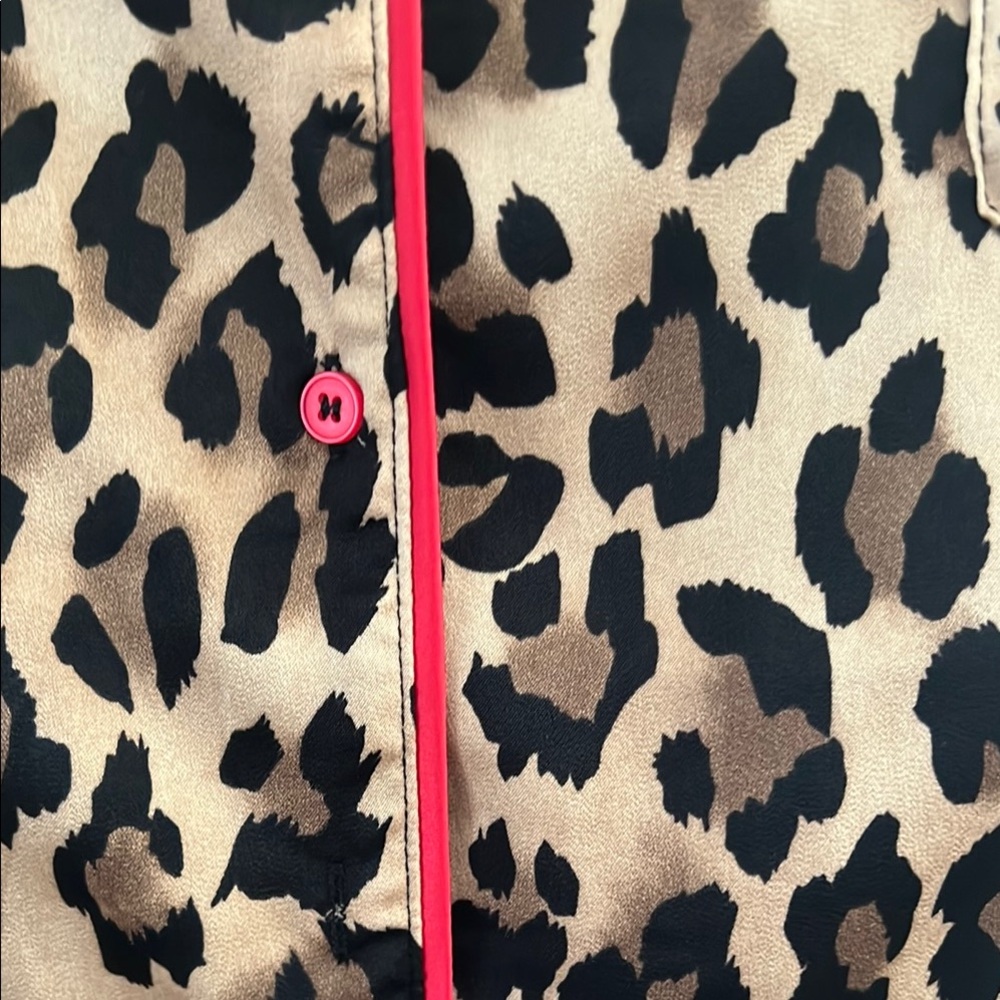 Brown and Black Leopard Print Pajama Set - Picture 6 of 14